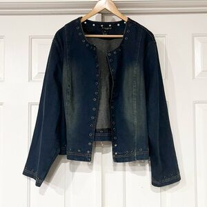 Sandro Dark Blue Jean Jacket